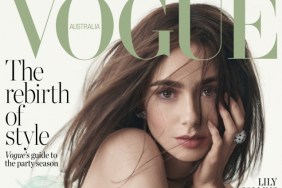 Vogue Australia December 2021 : Lily Collins by Ned Rogers