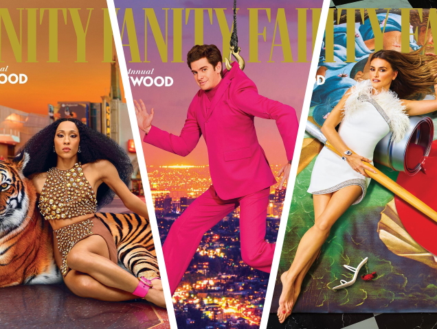 Vanity Fair March 2022 : The Hollywood Issue by Maurizio Cattelan & Pierpaolo Ferrari