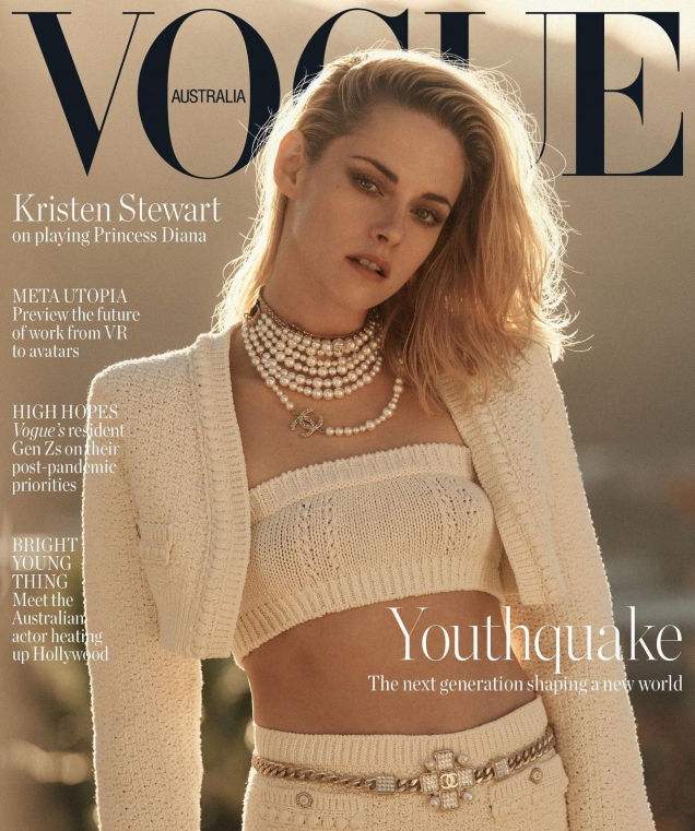 Vogue Australia February 2022 : Kristen Stewart by Lachlan Bailey