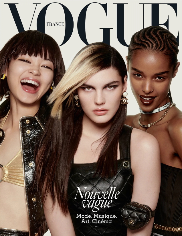 Vogue France February 2022 : Mika Schneider, Lola Nicon & Malika Louback by Charlotte Wales