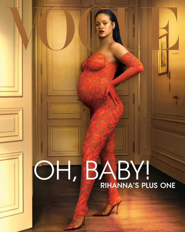 US Vogue May 2022 : Rihanna by Annie Leibovitz