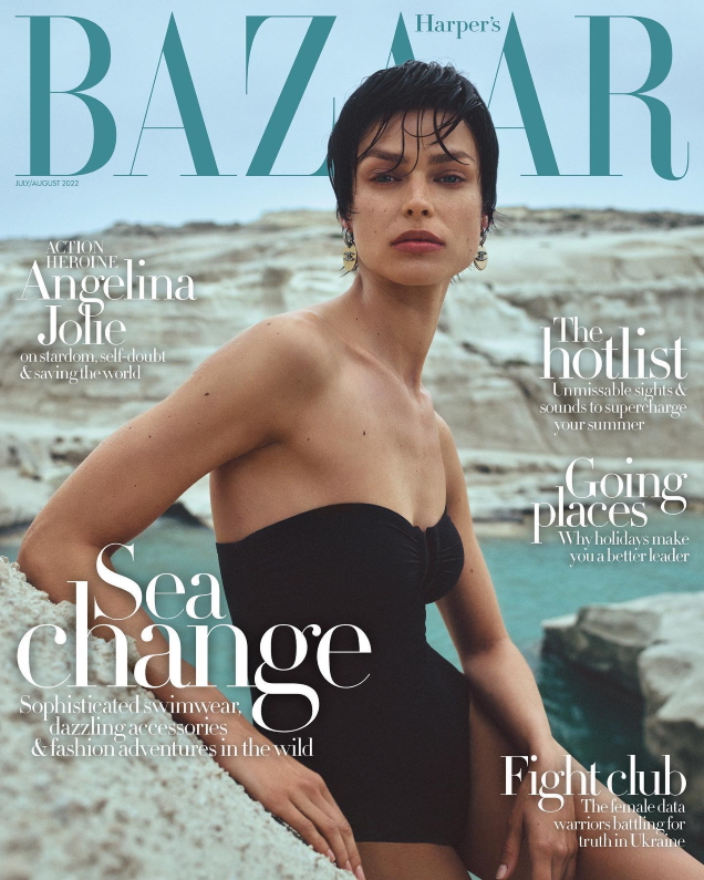 UK Harper's Bazaar July/August 2022 : Birgit Kos by Yulia Gorbachenko