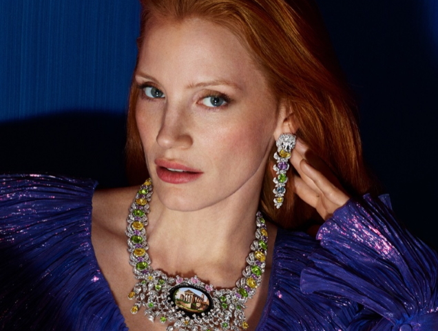 Gucci High Jewelry S/S 2022 : Jessica Chastain by Mert Alas & Marcus Piggott