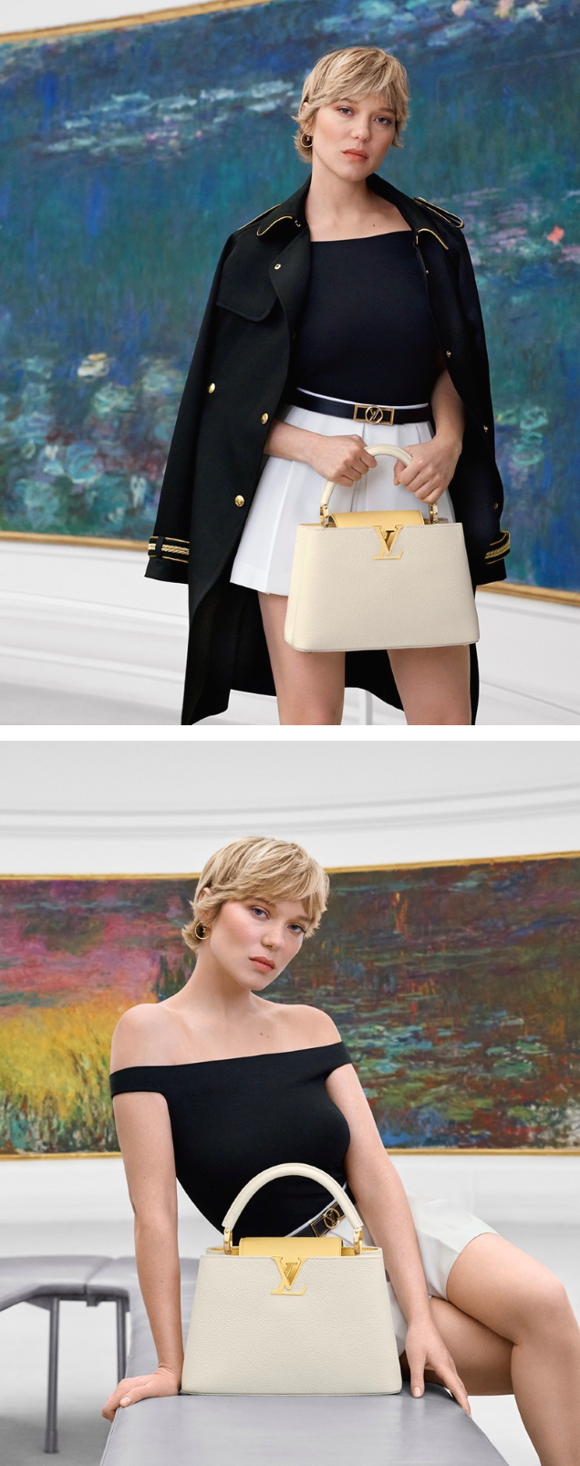 Louis Vuitton ‘Capucines’ Handbags S/S 2022 : Léa Seydoux by Steven Meisel