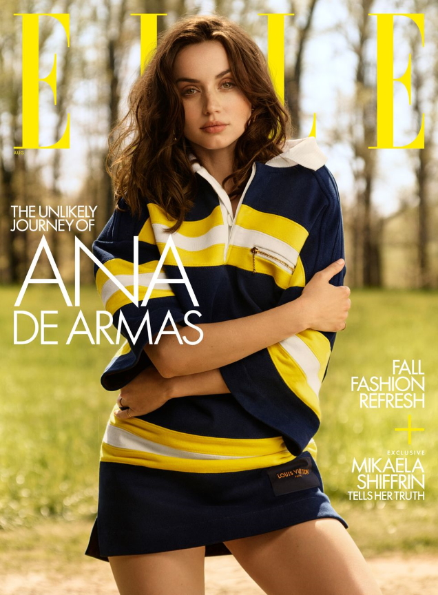 US Elle August 2022 : Ana de Armas by Christian MacDonald