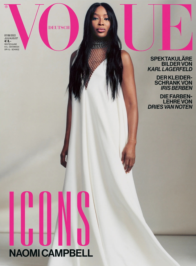 Vogue Germany July/August 2022 : Naomi Campbell by Dan Martensen