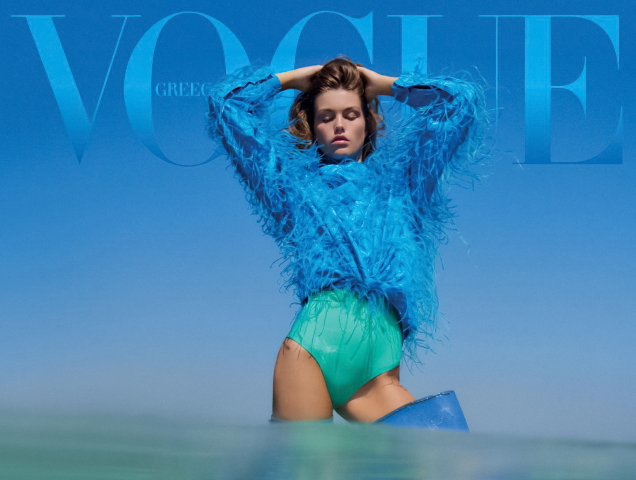 Vogue Greece July/August 2022 : Luna Bijl by Panos Davios