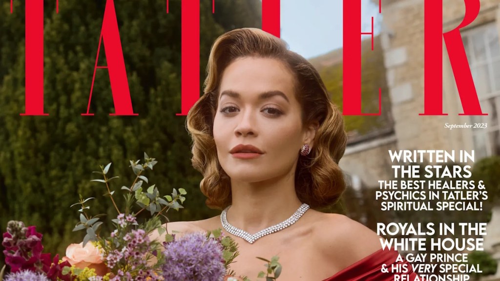 Tatler September 2023 : Rita Ora by Luc Braquet