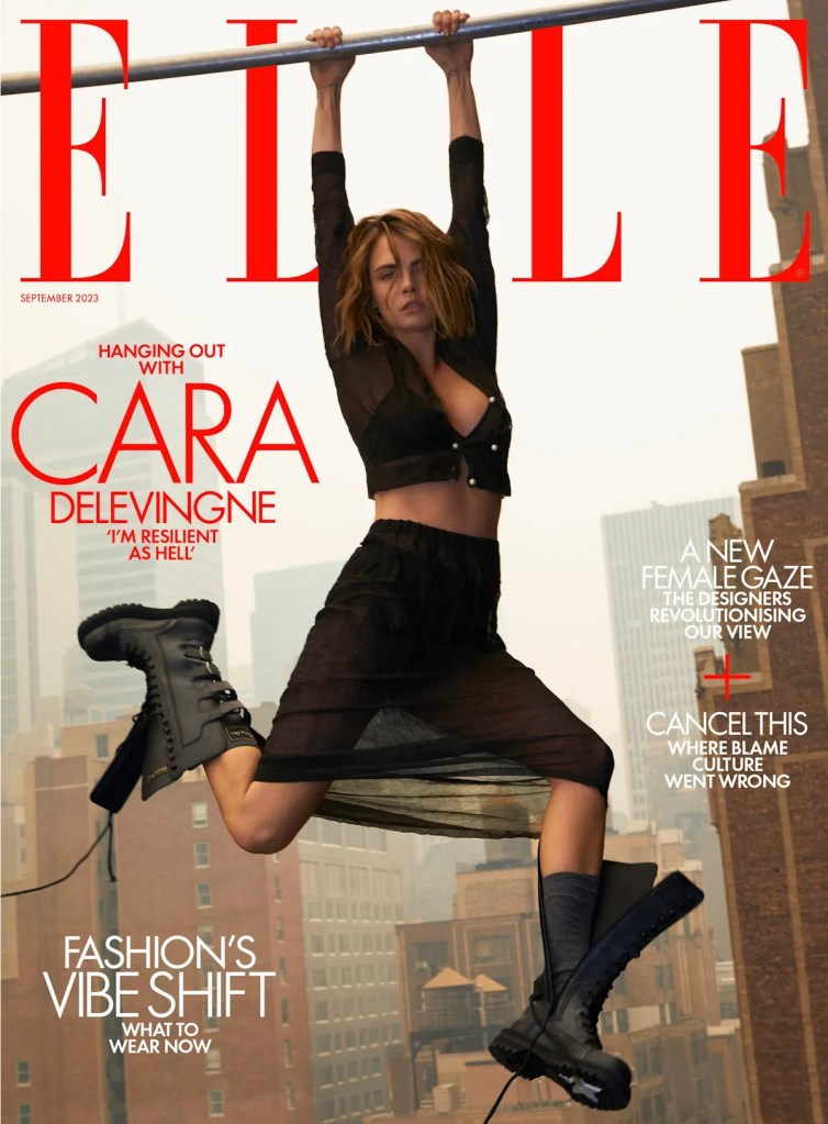 UK ELLE September 2023 : Cara Delevingne by Quentin Jones