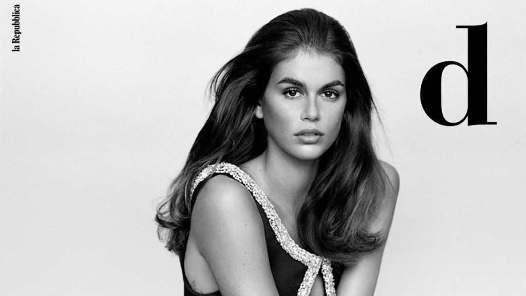 D la Reppublica September 1, 2023 : Kaia Gerber by Alasdair McLellan