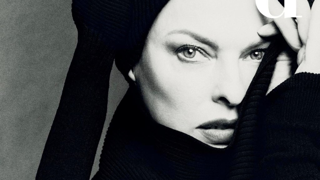 D la Reppublica September 8, 2023 : Linda Evangelista by Robin Galiegue