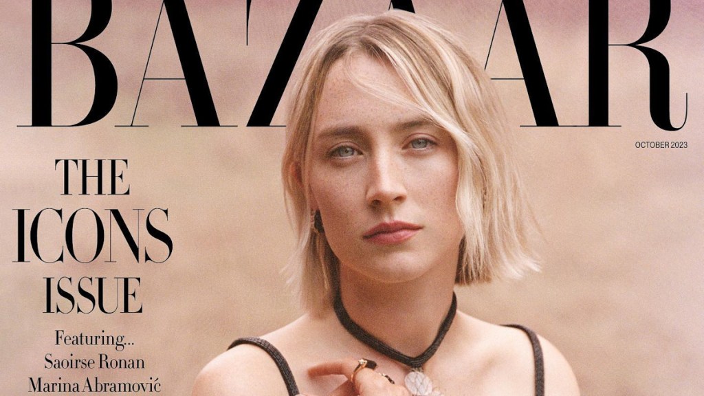 UK Harper's Bazaar October 2023 : Saoirse Ronan by Agata Pospieszynska