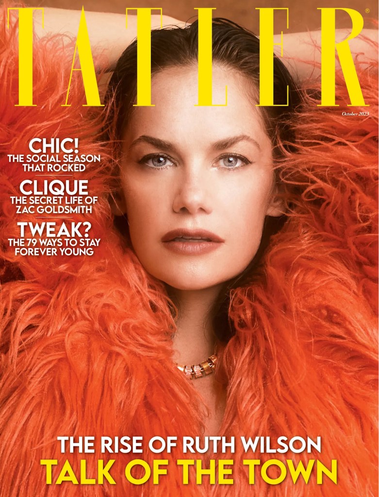 Tatler October 2023 : Ruth Wilson by Luc Braquet