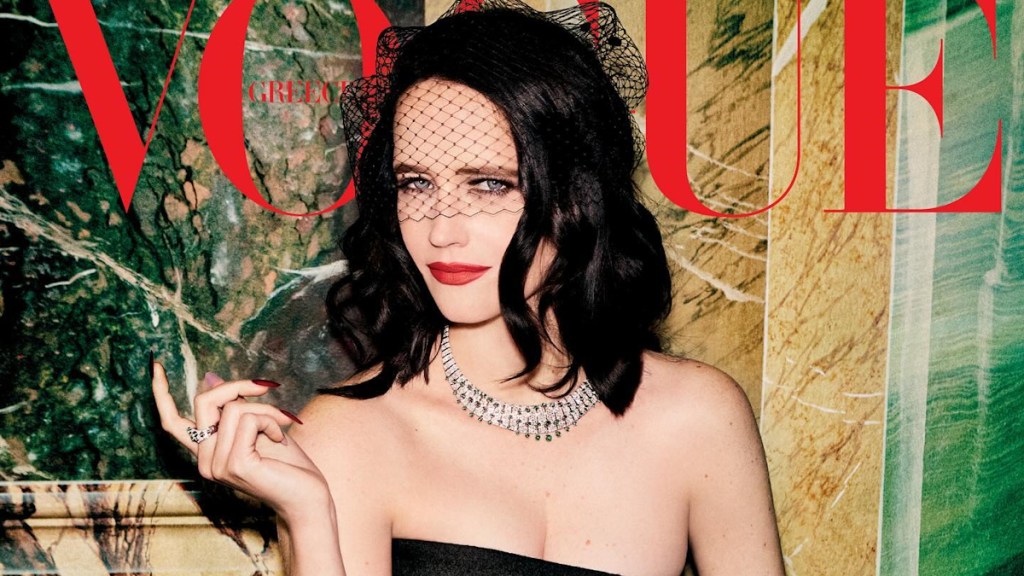 Vogue Greece November 2023 : Eva Green by Ellen von Unwerth