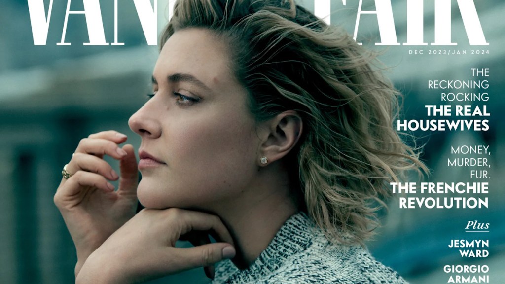 Vanity Fair December 2023/January 2024 : Greta Gerwig by Norman Jean Roy