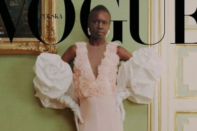 Vogue Poland December 2023 : Alek Wek by Erdem Moralioğlu