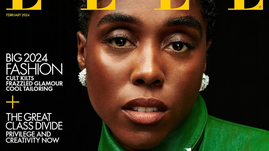 UK Elle February 2024 : Lashana Lynch by Ekua King