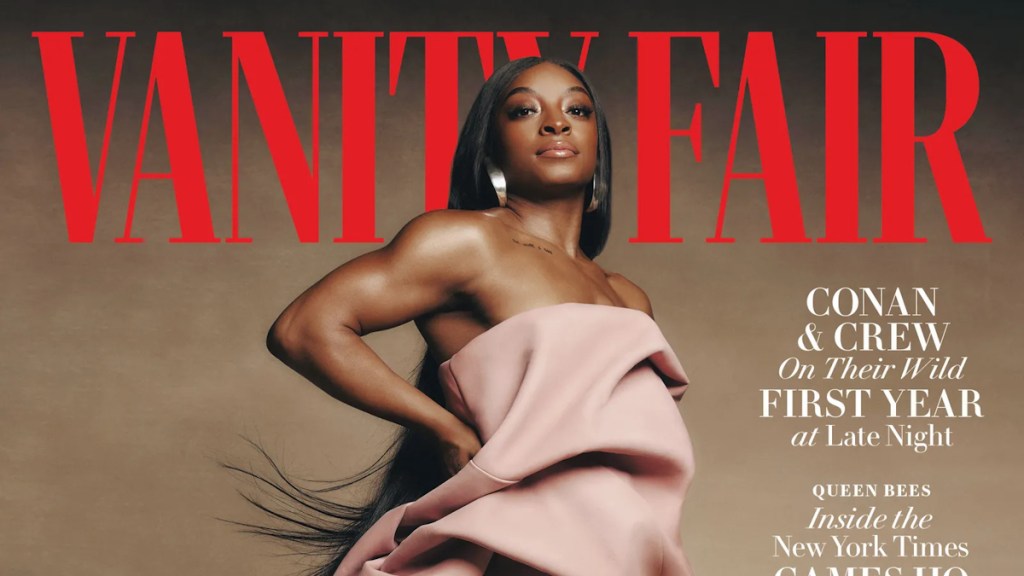 Vanity Fair February 2024 : Simone Biles by Adrienne Raquel