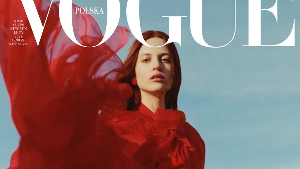 Vogue Poland January/February 2024 : Julia Banaś by Ina Lekiewicz Levy