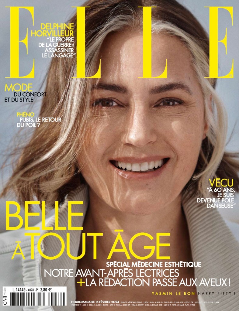 Elle France February 15, 2024 : Yasmin Le Bon by Jan Welters 