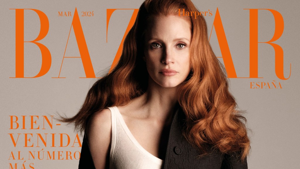 Harper's Bazaar España March 2024 : Jessica Chastain by JuanKr