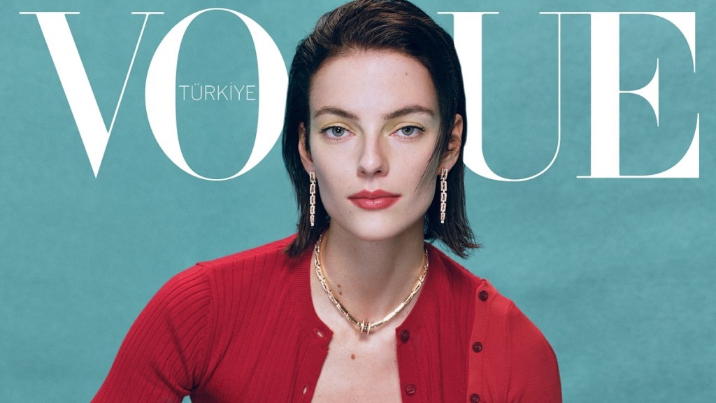 Vogue Turkey March 2024 : Beauise Ferwerda by Emre Unal