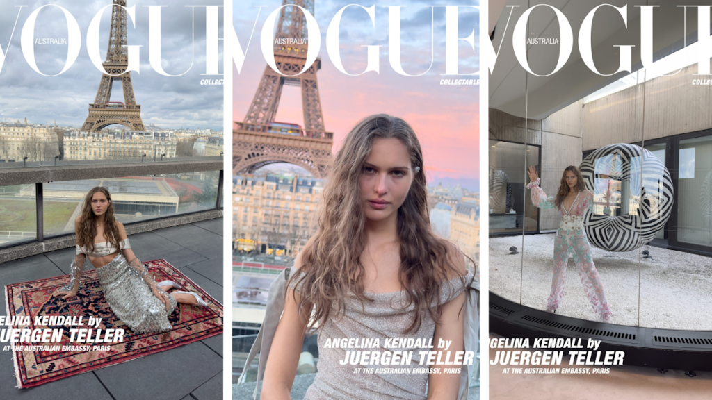 Vogue Australia April 2024 : Angelina Kendall by Juergen Teller