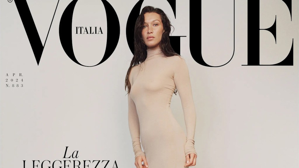 Vogue Italia April 2024 : Bella Hadid by Zoë Ghertner