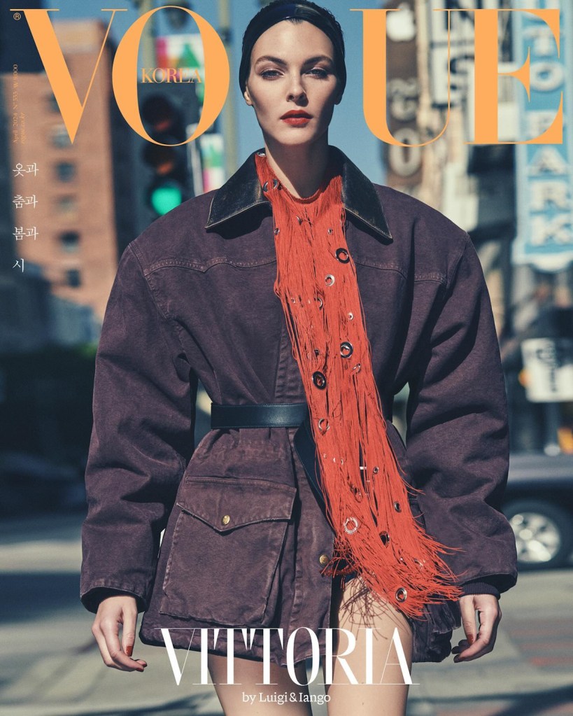 Vogue Korea April 2024 : Vittoria Ceretti by Luigi & Iango 