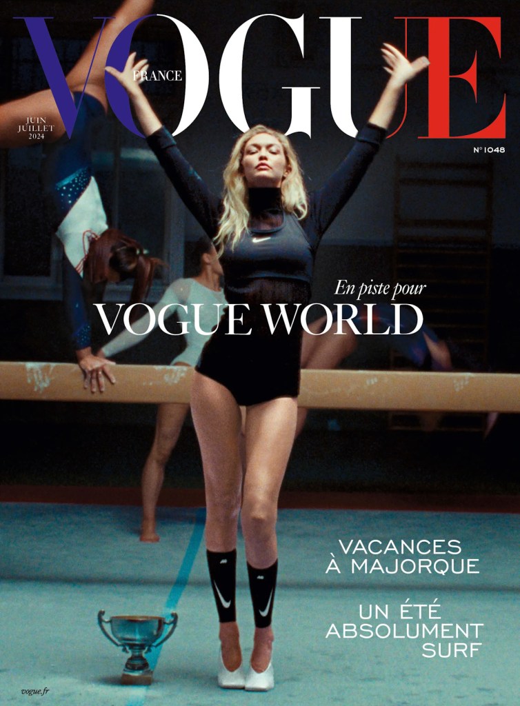 Vogue France June/July 2024 : Gigi Hadid by Bardia Zeinali 