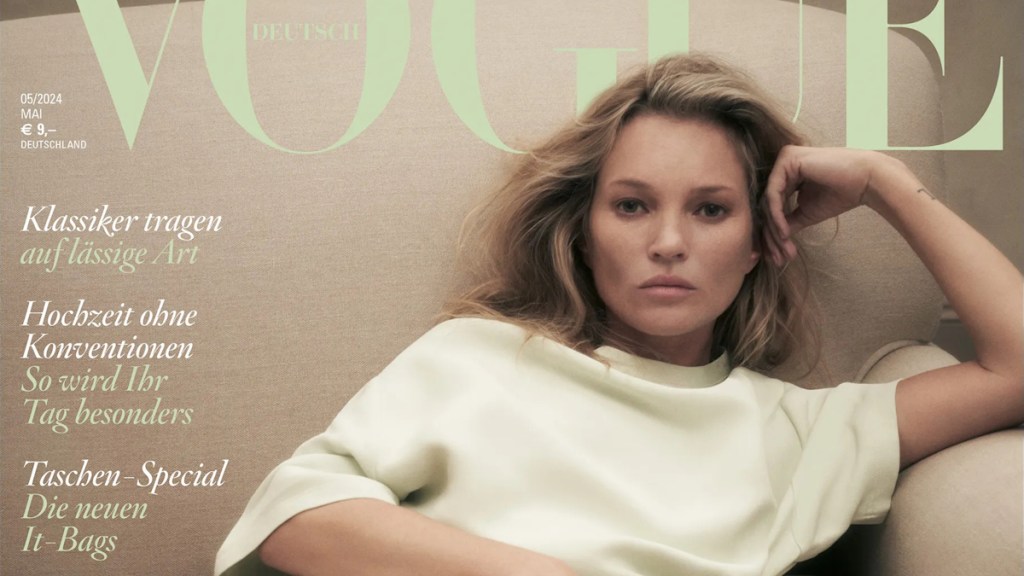 Vogue Germany May 2024 : Kate Moss by Nikolai von Bismarck