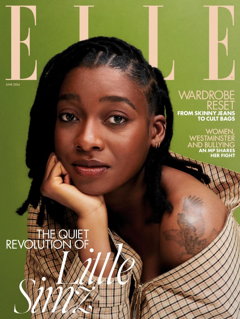 UK Elle June 2024 : Little Simz by Ekua King