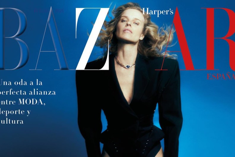 Harper's Bazaar España July/August 2024 : Eva Herzigova by Xavi Gordo