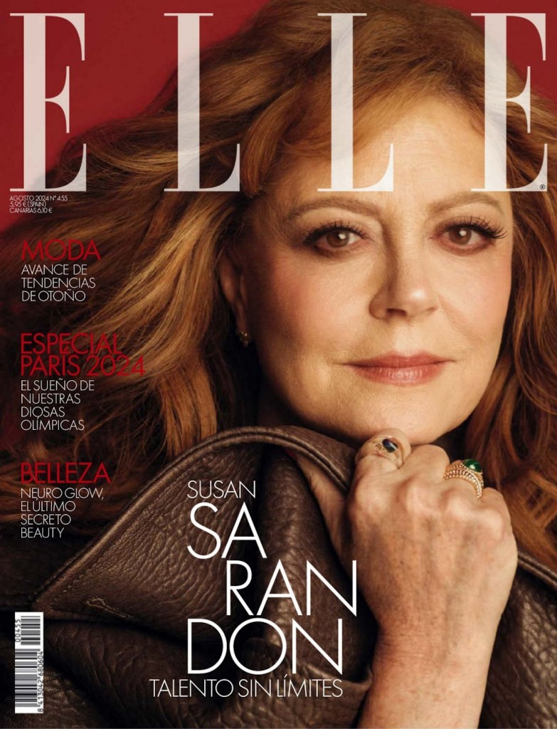 Elle España August 2024 : Susan Sarandon by JuanKr 