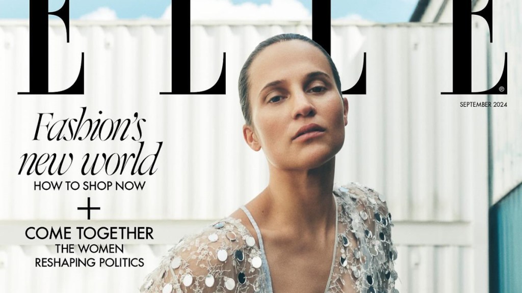 UK Elle September 2024 : Alicia Vikander by Tom Schirmacher