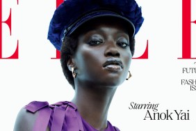 US Elle August 2024 : Anok Yai by Mario Sorrenti