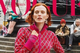 Vogue Italia August 2024 : Karen Elson by Martin Parr