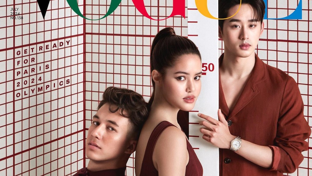 Vogue Thailand July 2024 : Anika Chati, Arthit Mikhail Romanyk & Supha Sangaworawong by Thada Varish