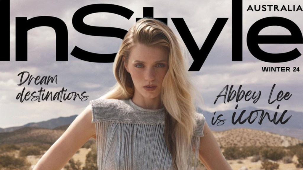 InStyle Australia Winter 2024 : Abbey Lee Kershaw by Tim Ashton