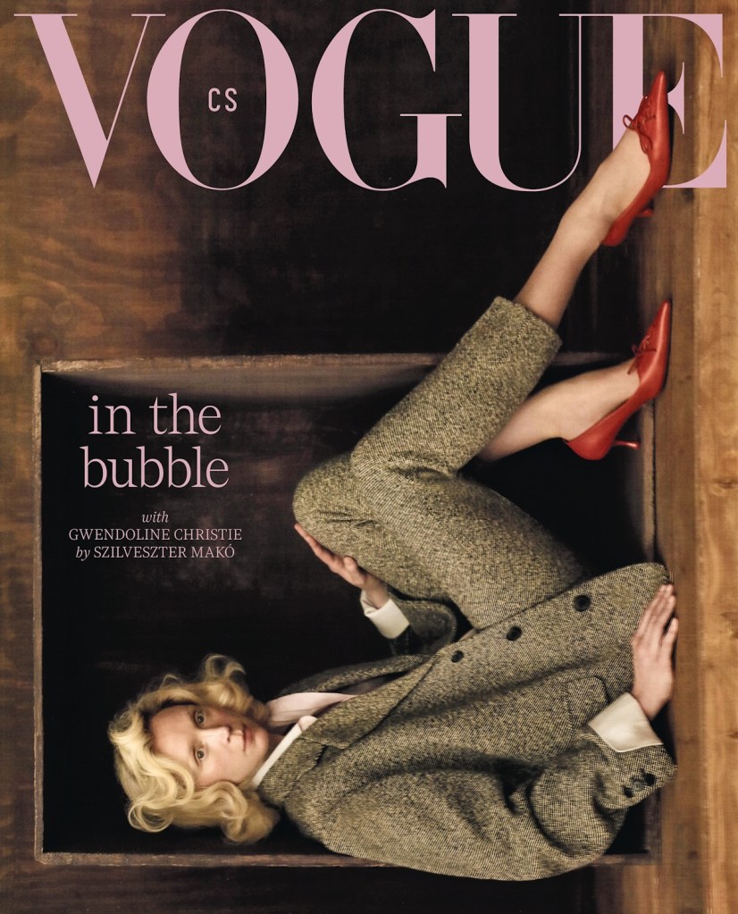 Vogue Czechoslovakia September 2024 : Gwendoline Christie by Szilvester Mako