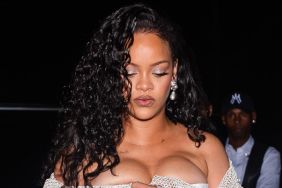 Rihanna attends the Alaia fashion show during New York Fashion Week: The Shows at the Solomon R. Guggenheim Museum on September 06, 2024 in New York City.