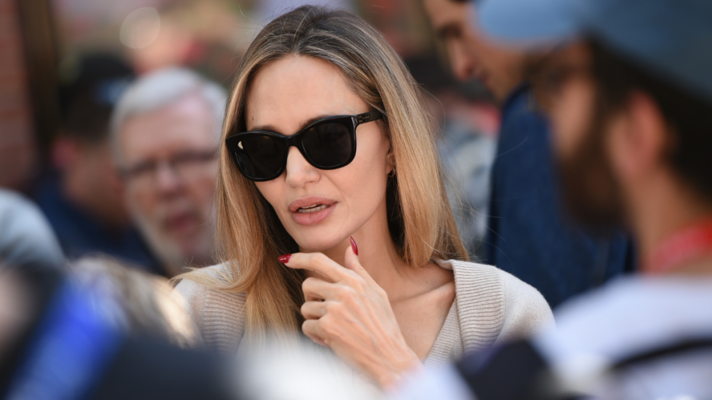 Angelina Jolie at the Telluride Film Festival on August 31, 2024, in Telluride, Colorado