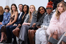 (L-R) Anna Wintour, Olivia Wilde, John D. Idol, Kerry Washington, Lindsay Lohan, Mindy Kaling, Mary J. Blige and Suki Waterhouse attend the Michael Kors Collection Spring/Summer 2025 Runway Show at The Shed on September 10, 2024 in New York City.