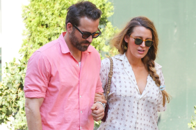 Ryan Reynolds and Blake Lively are seen out for a walk on September 7, 2023 in New York, New York.