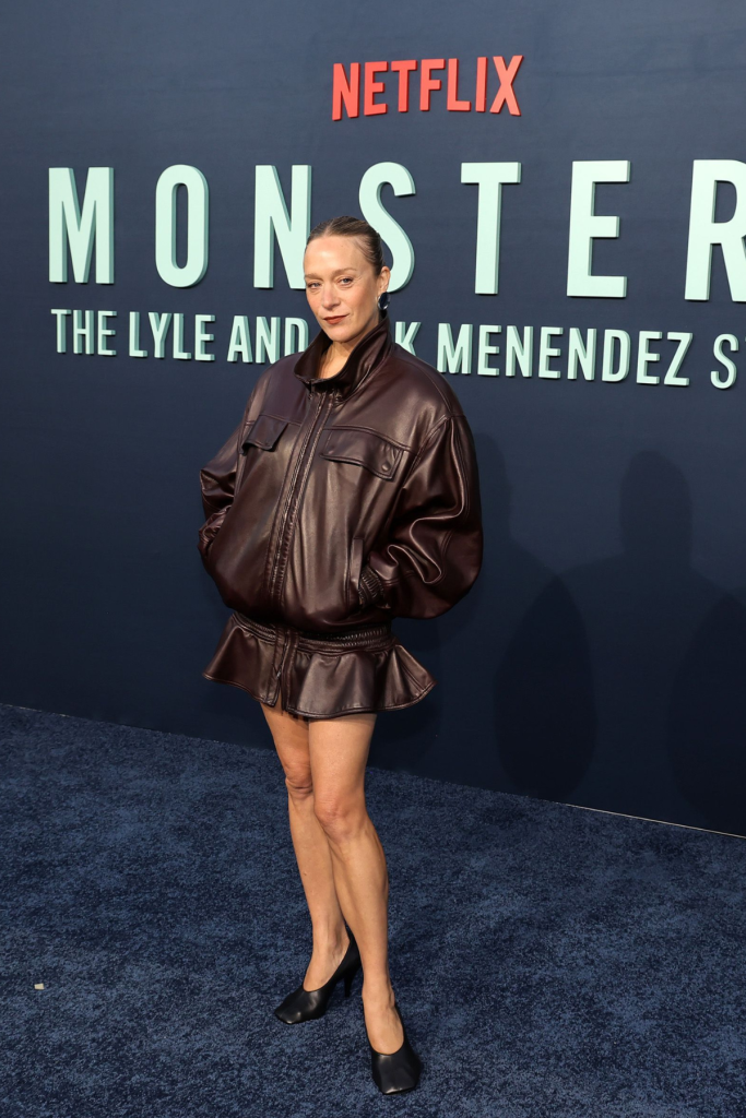 Chloë Sevigny attends the Los Angeles Premiere of Netflix's "Monsters: The Lyle And Erik Menendez Story" at The Egyptian Theatre Hollywood on September 16, 2024 in Los Angeles, California.