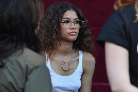 Actress Zendaya arrives for the Tommy Hilfiger TommyNow fall runway show at the Apollo Theater on September 8, 2019 in New York City.