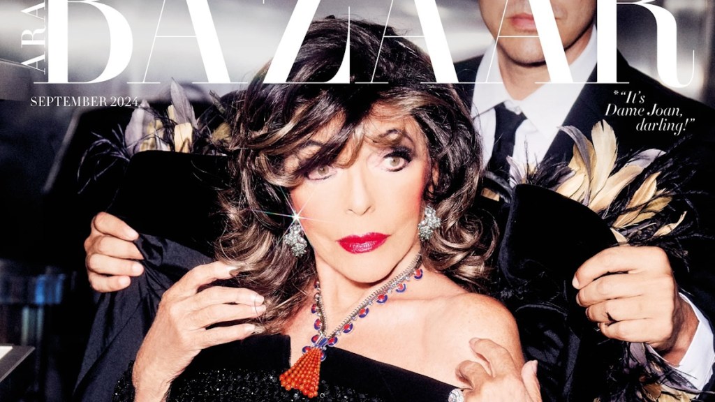 Harper’s Bazaar Arabia September 2024 : Joan Collins by Ellen von Unwerth