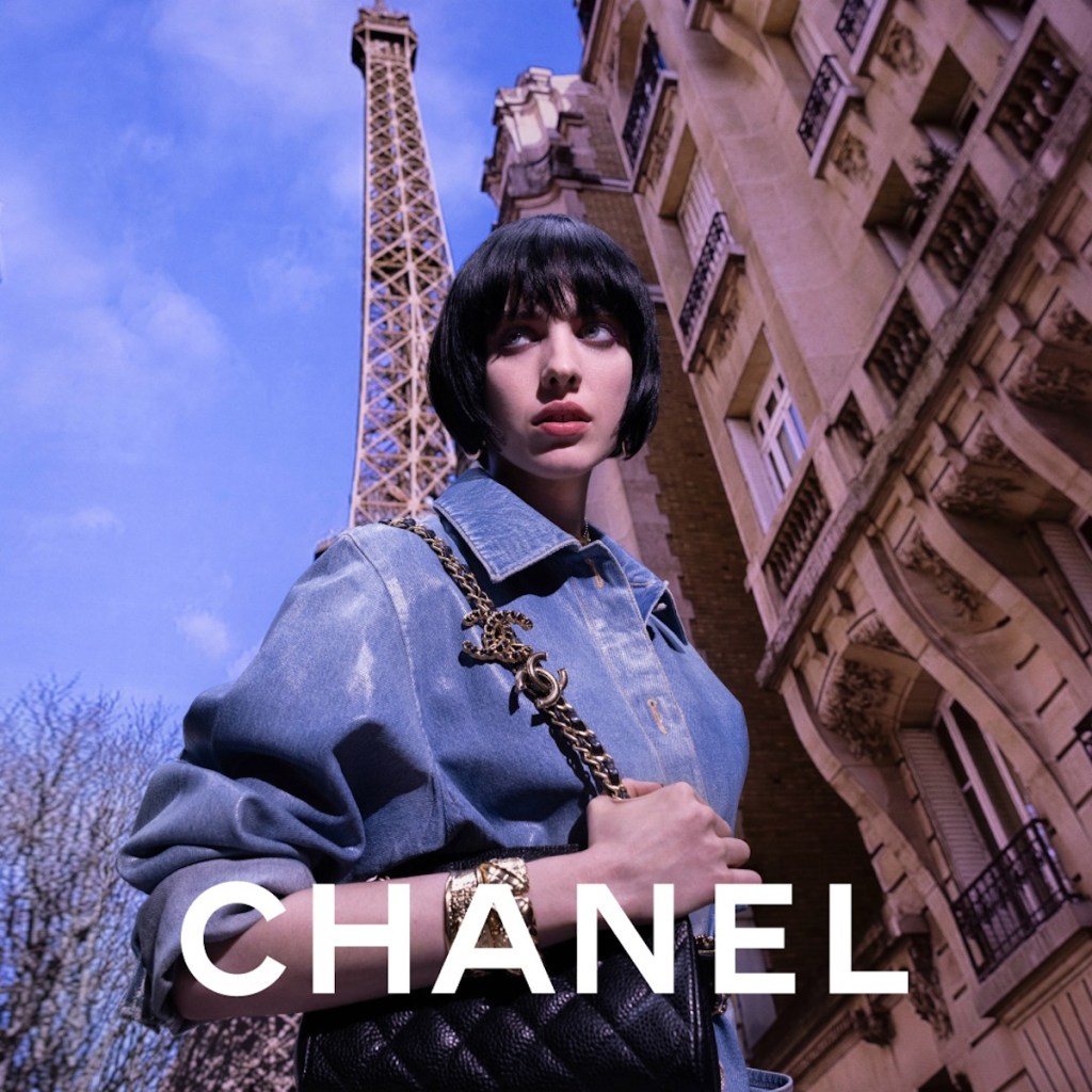 Chanel F/W 2024.25 : Margaret Qualley by Inez van Lamsweerde & Vinoodh Matadin 