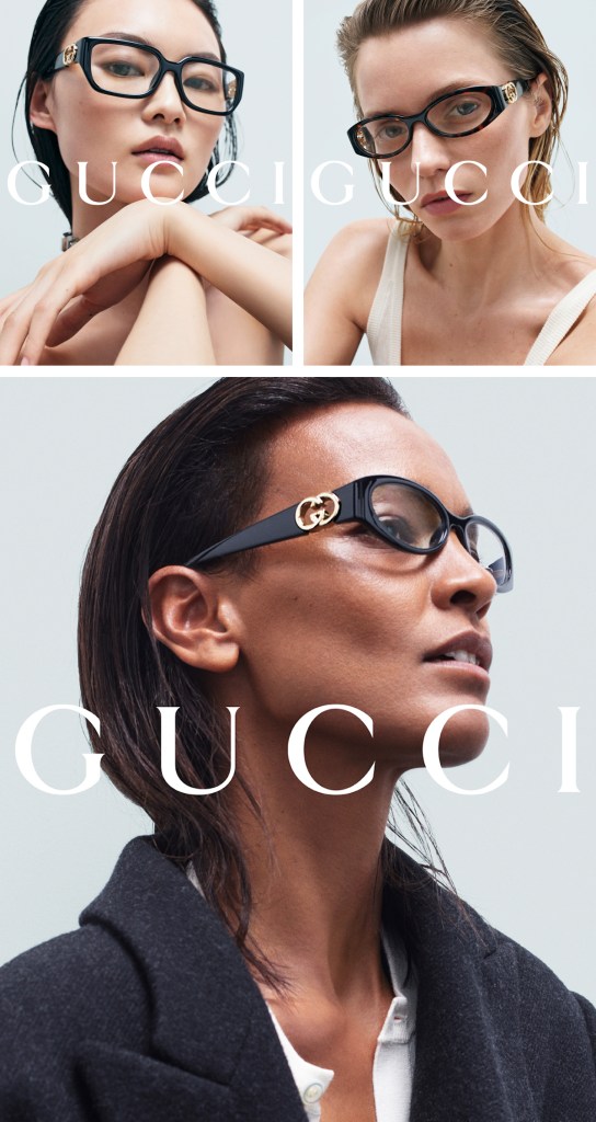 Gucci Eyewear F/W 2024.25 : Abbey Lee, He Cong, Liya Kebede & George Barnett by Mario Sorrenti