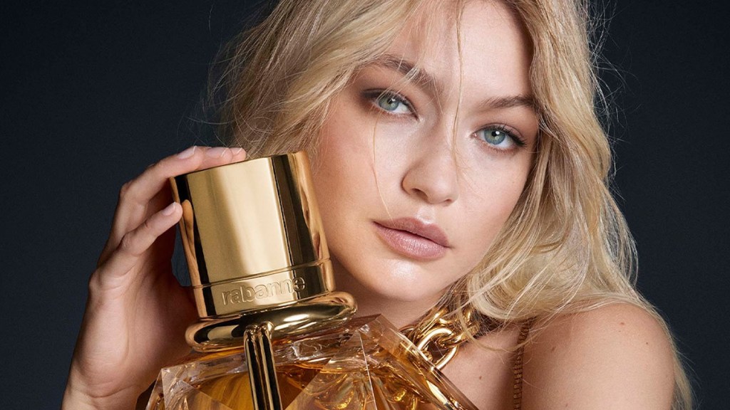 Rabanne ‘Million Gold For Her’ Fragrance 2024 : Gigi Hadid by Mert Alas